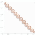 thumbnail image 3 of 14K Or Jaune 6-7mm FW Rose Cultivé Près de Collier de Perles Rondes 20 Pouces, 3 of 3