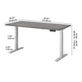 thumbnail image 3 of Pemberly Row Bureau Debout Contemporain Réglable en Hauteur 60W, 3 of 10