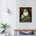thumbnail image 3 of Nawypu  'Santa And White Cat' by Christine Rotolo, Canvas Wall Art,, 3 of 4