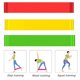 thumbnail image 2 of 5Pcs Resistance Loop Exercise Band for Working Out Stretching, Elastic Workout Band Fitness Band for Stretching Yellow, 2 of 4