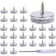 thumbnail image 2 of Cushion, 32-pack Sofa Leg Floor Protector, 24mm Diameter, 5mm Thick Felt, 2 of 5