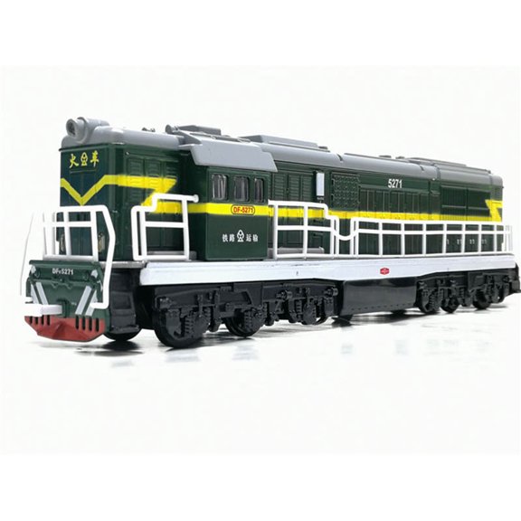 1/72 Alloy Locomotive Pull Back Model Train Toy Sound Light Children Toys Car