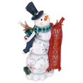 thumbnail image 1 of Design Toscano QM18002 Avalanche The Welcome Snowman Statue, 17", Full Color, 1 of 4