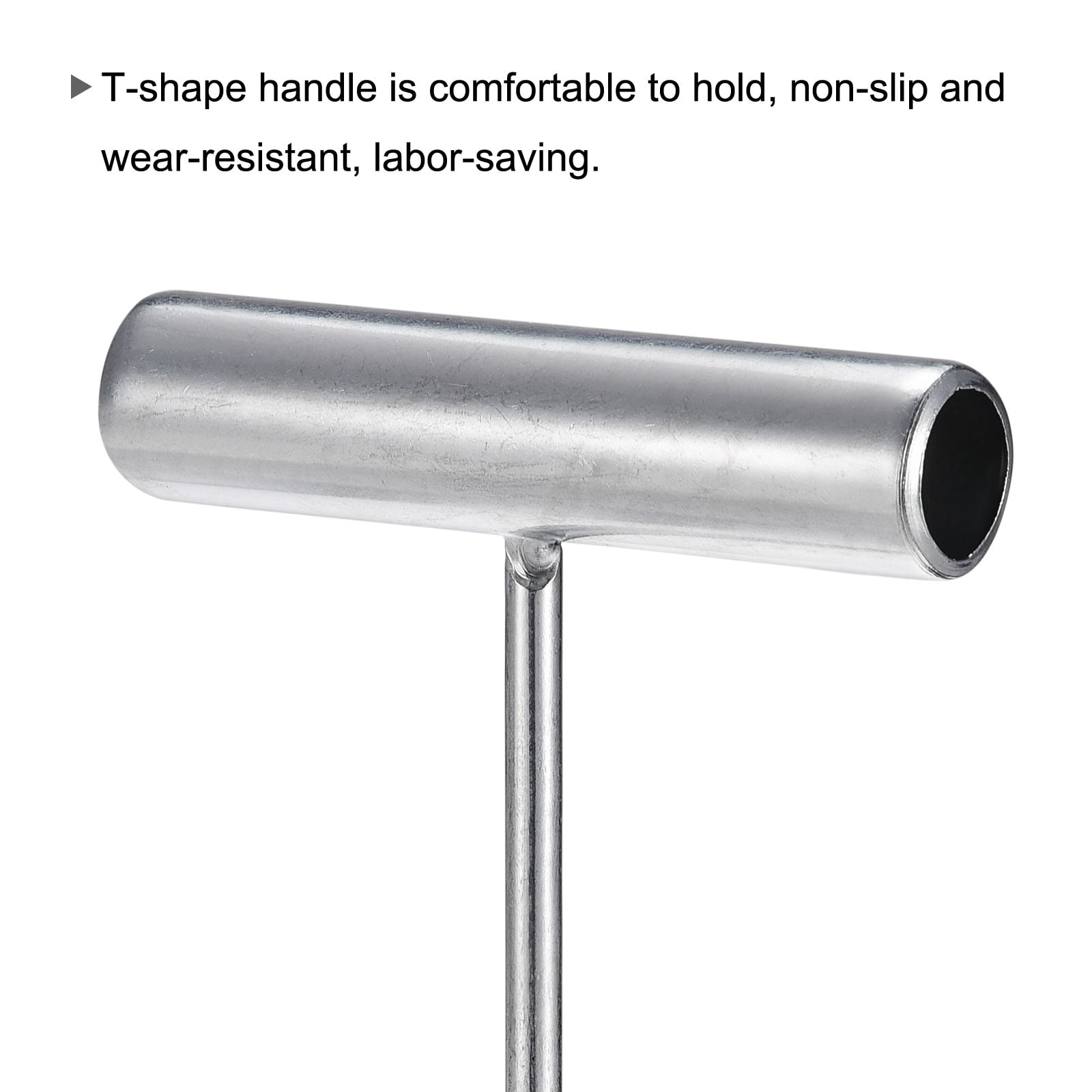 Unique Bargains T-Handle Meat Boning Hook Stainless Steel T Hooks for Kitchen 6"