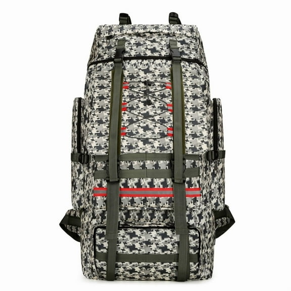 Outdoor 130 Liter 120 Large Capacity Camouflage Travel Bag, Cotton Quilt, Luggage, Working, Hiking, Camping, Waterproof Backpack