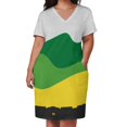 thumbnail image 3 of Oregon Skyline vestido suelto con bolsillo vestidos cortos s vestido suelto para mujer, 3 of 7