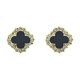 thumbnail image 5 of Pendientes de trébol clásicos, bonitos pendientes de moda sencillos con diamantes de imitación, joyería femenina con temperamento de celebridades en línea, 5 of 5