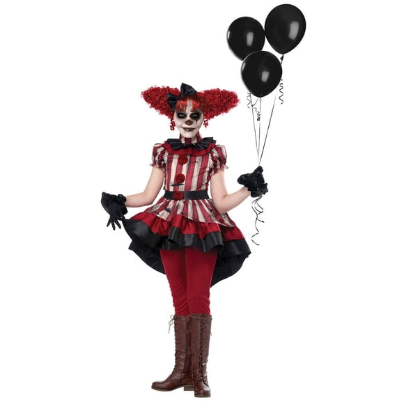 Wicked Clown Costume Girl's