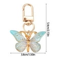 thumbnail image 3 of Delicate Butterfly Themed Keychain For Women Bag Ornament Fashion Phone Charm, 3 of 16