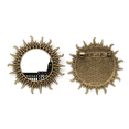 thumbnail image 1 of Alemania famoso edificio arquitectura Pin de gancho de metal vintage con forma de sol Unbranded M, 1 of 3