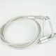 thumbnail image 1 of Cuerda de seguridad de alambre de acero, duradera, flexible, resistente, multipropósito, con bloqueo de mosquetón, resistente al desgaste para luces , 4MM 4 mm shamjiam Cables de seguridad de alambre de acero, 1 of 7