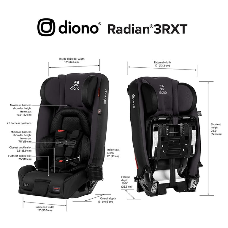 Diono Forward Facing Recline 3d mon