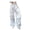 Light Blue, variant on MuZeFu Cargo Jeans for Women High Waisted Retro White Workwear For Women In Spicy Girl With High Waist Slim Loose Fitting And Elongated Straight Leg Jeans