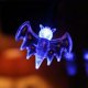 thumbnail image 2 of EeaseMX Guirnalda de 10 luces LED con forma de murciélago, decorativas para fiestas, interiores y exteriores (azul), 2 of 4