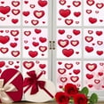 thumbnail image 5 of 88Pcs Valentine's Day Red Heart Window Decals, Removable Self-Adhesive Decor, Love Heart Wall Stickers Valentines Decor, Valentine's Day Red Heart Decals for Bedroom Wedding Anniversary, 5 of 7
