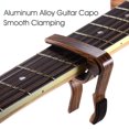 thumbnail image 3 of Amdohai Aluminum Alloy Wood Color Guitar Capo for 6-string Folk, 3 of 8