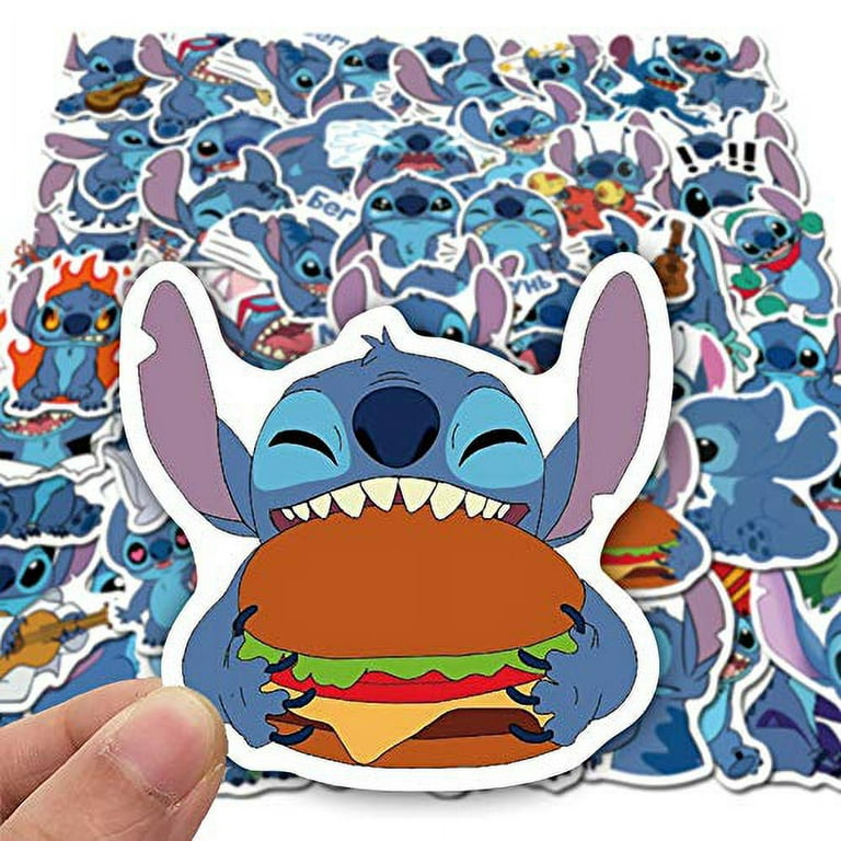 Lilo And Stitch Stickers Pack Vinyl Laptop Helmet Phone Luggage Decal 50Pc  Anime
