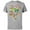 Athletic Heather, variant on Disney Pixar Toy Story 4 Logo and Characters T-Shirt - Short Sleeve Cotton T-Shirt for Adults - Customized-Black