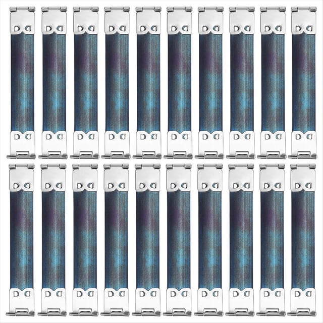 20 Piezas de Marcos Flexibles Internos Metal con Beso, Monedero, Bisagras para Bolso Monedas, Clip, Monedero