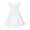 White, variant on Tiny Cutey Toddler Baby Girl Dress Kids Summer Cotton Solid Ruffle Sleeveless Skirt Casual Sundress for 18-24 Months