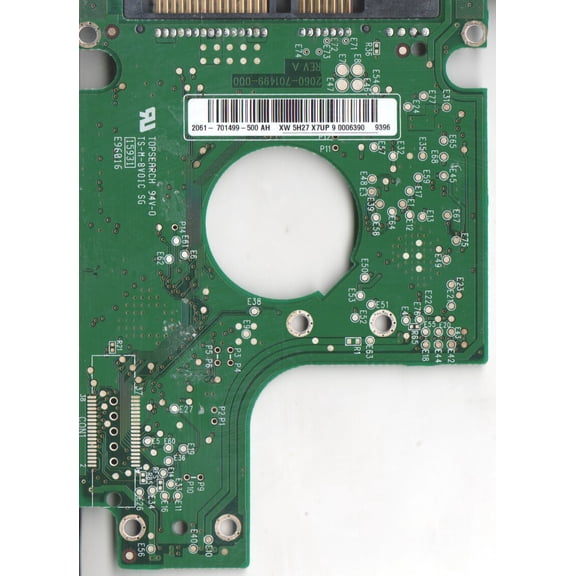 WD1600BEVS-26VAT0, 2061-701499-500 AH, WD SATA 2.5 PCB