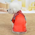 thumbnail image 3 of Ropa para Mascotas Vestido Cheongsam Falda Mascota Decoración Traje Lindo Vestido Rojo Brillante O Oro Ropa para Mascotas, 3 of 8