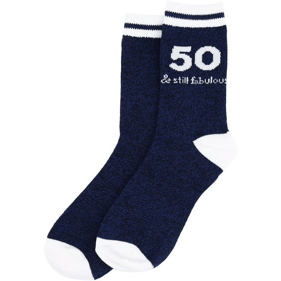 Pavilion Gift Company - 50 & Still Fabulous - Ladies Crew Sock