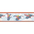 thumbnail image 2 of Dumbo l'Éléphant Disney Bande Dessinée Frontière - Blanc, Bleu, Rouge - Chambre de Bébé pour Enfants, Rouleau 15' x 7'', 2 of 3