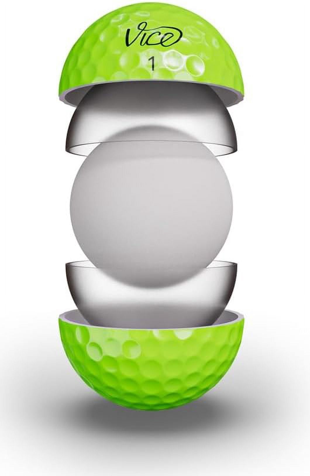 Vice Pro Golf Balls Neon Lime 12 pack