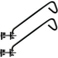 thumbnail image 2 of SNYNUXX 2 Packs 11 inches Fence Deck Hook Rail Hook Hanging Hook Ornament Hook Mounting Kit Heavy Duty Bird Feeder Hook Decorative Hook Hanger for Bird Feeders,Christmas outdoor decor, 2 of 9