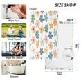 thumbnail image 6 of Yayeee 2 Pack Hand Towels for Bathroom 100% Cotton 16" x 28" Soft Absorbent Kitchen Towel, Colorful Flowers, 6 of 7