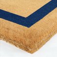 thumbnail image 3 of Single Picture Frame Blue 22" x 36" Half Round HeavyDuty Coir Doormat - Monogrammed A, 3 of 5