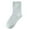 Gray, variant on fatyb Ruffle Socks Girls Thin Cotton Crew Socks Solid Color Breathable Mesh Dress Socks (0-12 Years)