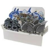 Oasis Supply, SHARK Cake Toppers for Birthdays and Parties, (Kit #2) 33 items