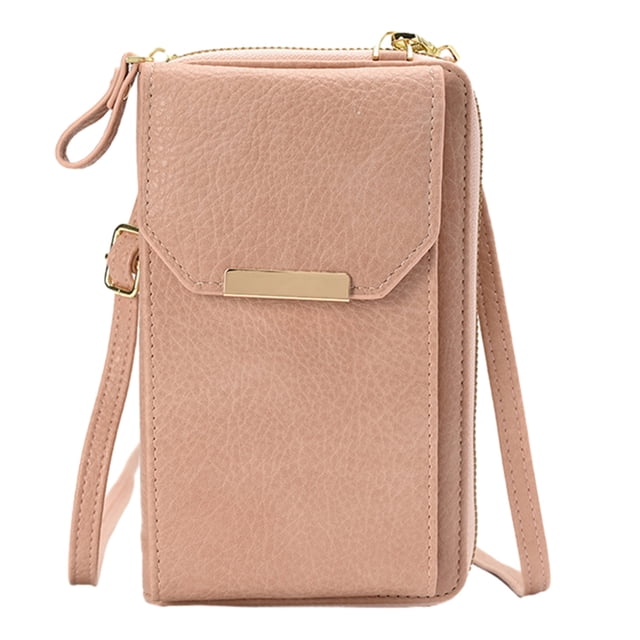 Apuakthei - Bolso bandolera pequeño para mujer, bolso de mano para teléfono móvil, tarjetero de gran capacidad