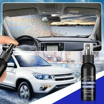 Ceramic Glass Cleaner, Water Repellent & Protective Coating (Works On Glass,, Mirrors, Navigation Screens & More; Car, Truck, SUV And Home Use), 50ml