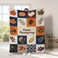 thumbnail image 6 of Halloween Sale Clearance!Fall Decorations for Home, Autumns Thanksgiving Flannel Throw Blanket 5 Cute Fall Patterns Plushs Blanket 70x100cm For Sofa Bed Camping Warm Light Weight Cover, 6 of 9