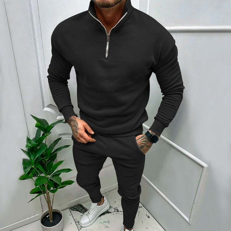 Winter Black Mens Outfits 2 Piece Dress Men'S Fashion Autumn Winter Black Mens Outfits 2 Piece Dress Men'S Fashion Autumn