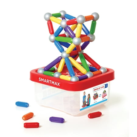 UPC: 0847563009688 | SmartMax Build XXL 70-piece Magnetic STEM Building Set w/Case