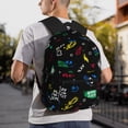 thumbnail image 2 of Wukai Gamepads Versatile Backpack:Spacious,Organized,Comfortable,Ideal for Travel and Everyday Use with Multiple Pockets and Padded Straps, 2 of 8