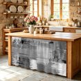thumbnail image 6 of Grey Abstract Cabinet Curtain 32"Wx55"L, Dustproof Pantry Door Curtain with Self Adhesive Tape, Modern Mottled Art Oil Painting Tall Storage Cover Privacy Drape for Bathroom Kitchen Laundry Room, 6 of 9