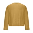 thumbnail image 4 of fatyb Women's Sparkly Cardigan Open Front Mesh Cardigan Thin Long Sleeve Party Clubwear Cropped Jacket, 4 of 7