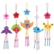 thumbnail image 2 of Lucky Small Wind Chimes Diy Wind Chime Pendant Cartoon Shape Non-Woven Fabric Cultivate Hands-On Ability 6Set, 2 of 5