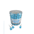 thumbnail image 4 of Espeez Old Fashioned Blue Cotton Candy Flavored Cube Lollipops 100 Count Tub, 4 of 5