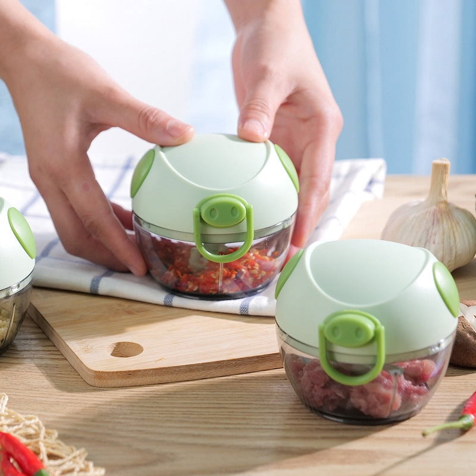 Garlic Puree, Household Multi-function Garlic Cutter, Manual Garlic Puller, Small Seasoning Garlic Stirr, Garlic Churner