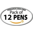 thumbnail image 3 of Personalized Ballpoint Pens - Retro -Retractable Click action - Custom - Black writing - Printed Name pens - Imprinted with Your Logo or Message - FREE PERSONALIZATION - 12 Pens/Box, 3 of 4