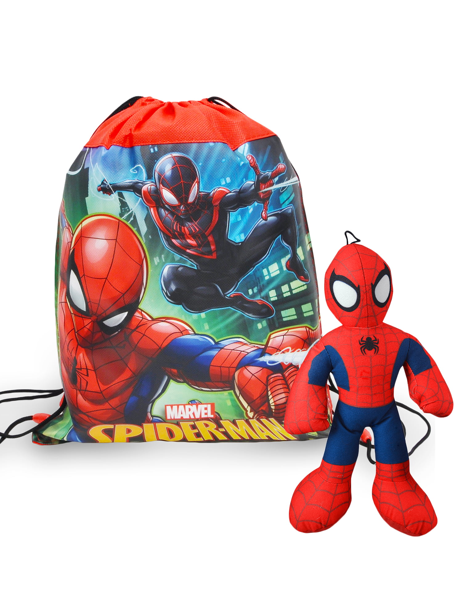 large stuffed spiderman