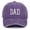 Purple, variant on Valueadd Baseball Caps 2025 Daddy Established 2025 Hats For Men Aesthetic Washed Distressed Baseball Cap Dad Embroidered Cotton Cap