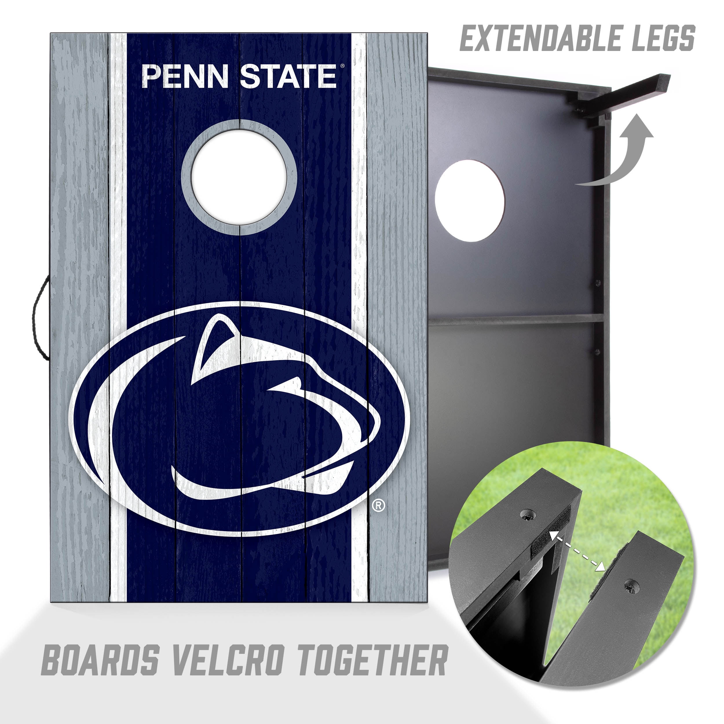 Penn St Nittany Lions 2x3 MDF Cornhole Game Set