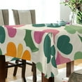 thumbnail image 5 of Yayeee Tablecloths 60" x 120" Rectangle Wrinkle Resistant Party Table Cover, Purple Clover Pattern, 5 of 8